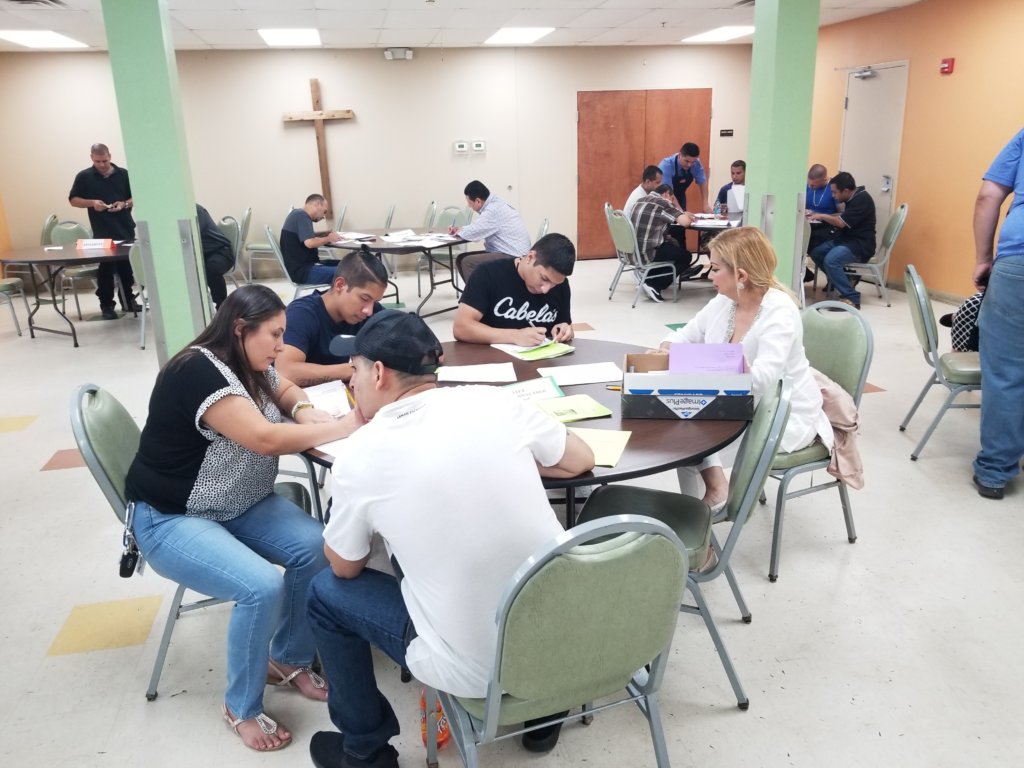 Job Fair in the Bread of Life Dining Hall - Loaves